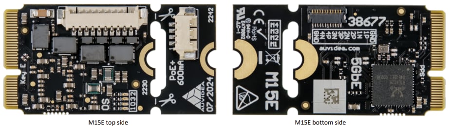 Auvidea M15E M.2 5GbE Add-on Card
